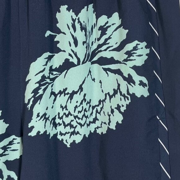 J. Crew Reese Cropped Straight Leg Pants in Graphic Peonies Size 4 - Picture 3 of 4